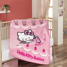 Hello Kitty Ribbon Bebek Battaniyesi Çok Renkli