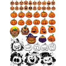 Balkabakları Sticker Set 3 34 Parça Telefon, Tablet, Defter, Laptop Sticker