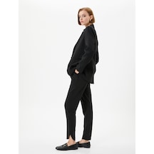 Koton Jogger Pantolon Beli Lastikli Cep Detaylı Siyah 4wak40004ek 4WAK40004EK999 Siyah
