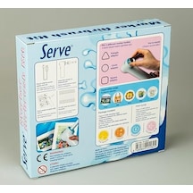 Serve Aırbrush Kıt 12 Keçeli Kalem İle Birlikte 0