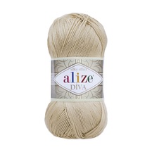 Alize Diva El Örgü İpi (5 Li Paket) - 368-Deve Tüyü