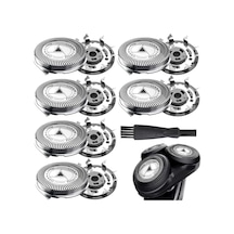 6 Paket Sh30 Yedek Kafa Ph İps No Lco Serisi 3000, 2000 1000 Sw37xx Xz58x Tıklama Ve Stil İle Uyumlu, Islak Kuru Elektrikli Tıraş Makinesi Tıraş İçin Temizleme Fırçası İle 3000 Yedek Bıçak