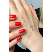 925 Ayar Gümüş Mor Taşlı Rose Yıldız Şahmeran - 45099301 Rose Gold 925 Ayar Gümüş Mor Taşlı Rose Yıldız Şahmeran - 45099301 Rose Gold