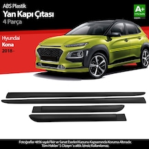 S-dizayn Hyundai Kona Abs Plastik Yan Kapı Çıtası 2018 Üzeri A+ Kalite