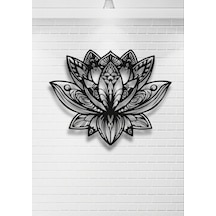 Mandala Lotus Çiçeği Metal Duvar Dekoru