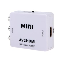 Lunatic 5345 Rca Av To Hdmı Çevirici Dönüştürücü Adaptör Rca Ve Scart Portlu Cihazları Artık Rahatlıkla Hdmı Portu Olan Cihazlara Bağlayabilirsiniz.