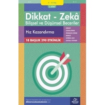 Dikkat Zeka - Bilişsel ve Düşünsel Beceriler 9-10 Yaş Hız Kazandırma 3.Kitap - Alison Primrose - Dikkat ve Zeka Akademisi
