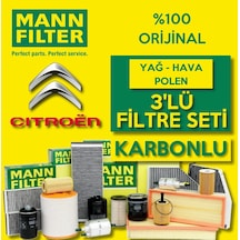 Citroen Berlingo 1.9 Dizel Mann Filtre Bakım Seti 2002-2008 (495585012)
