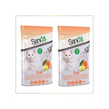 Tozsuz Vanilyalı Mandalina Aromalı Doğal Kedi Kumu 10 Lt X 2 Adet
