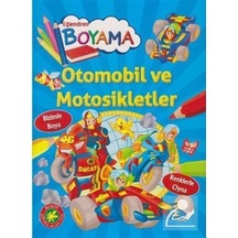 Eğlendiren Boyama - Otomobil ve Motosikletler / Kolektif