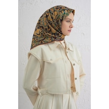 Armine Twill İpek Eşarp -2025/2026 -94162d Gri-04