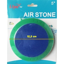 Liya Air Stone Disk Yuvarlak Akvaryum Hava Taşı 12.5cm