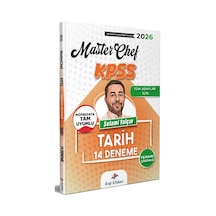 Dizgi Kitap 2026 Kpss Tarih Masterchef 14 Deneme Çözümlü - Selami Yalçın Dizgi Kitap