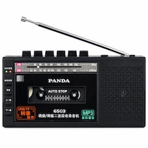 Panda 6503 Taşınabilir Kasetçalar Ses Kayıt Cihazı Fm/am Radyo Usb Tf Kart Mp3/wma Kasetten Dijitale Aktarım
