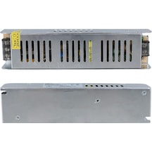 Ayt Ledx Aln-m1210s 12 Volt 10 Amper 120 Watt Slim Metal Kasa Adaptör Şerit Led Güvenlik Kamerası Adaptörü 190x48x38mm
