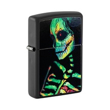 Zippo 218 Glowing Skull Design Çakmak Çok Renkli
