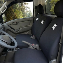 Hyundai H-100 Siyah Penye Oto Koltuk Kılıfı - King Baskılı