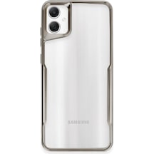 Samsung Galaxy A05 Kılıf Boyi Silikon Kapak - Titan Gri Çok Renkli