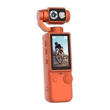Q8 4k Aksiyon Kamera Gimbal Stabilizasyonlu, Wifi Bağlantılı, 180 Dönebilen Lens, Taşınabilir Vlog & Outdoor Spor Kamerası