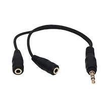 Sh Powermaster 3.5 Mm Erkek-2 Stereo Dişi Kulaklık Çoklayıcı Kablo Najmaddin