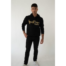 Keçiören Mafıa Kapşonlu Siyah Unisex Sweatshirt Hoodie Polar Siyah