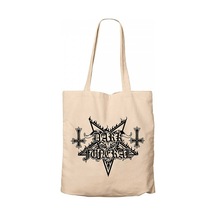 Dark Funeral Logo Krem Kanvas Bez Çanta Krem