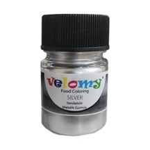 Velomy Metalik Sim Toz Boya 10gr Gümüş