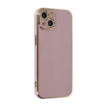 Apple iPhone Uyumlu,  14 Kılıf Volet Silikon - Mor