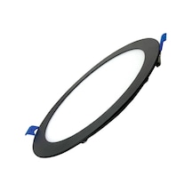 Ack Ap01-01531 15W Siyah Yuvarlak Sıva Altı Led Panel 6500K Beyaz Siyah