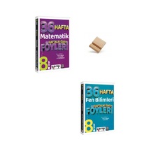 Yargı Lgs 2027 8. Sınıf Matematik Ve Fen Bilimleri Haftalık Ödev Föyleri + Telefon Standı