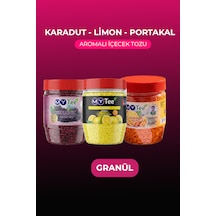 Mytee 3'lü Limon - Portakal - Karadut Aromalı Granül İçecek Tozu 3 X 250gr 750 G