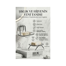 Yapışkanlı Ve Ayaklı Sabunluk Seti Su Giderli, Katı Sabun Kutusu 723055 Ilkel-rssrvs Çok Renkli