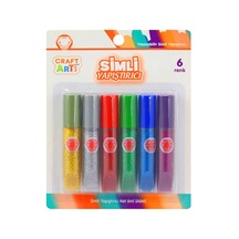 Craft And Arts Yıkanabilir Simli Yapıştırıcı 6 Renk 6 Ml 51014096