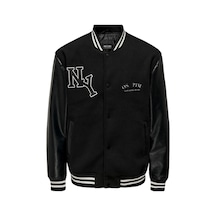 Only & Sons Onsjay Varsıty 23 Jacket Otw Siyah 001