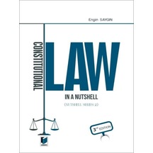 Constitutional Law İn A Nutshell Engin Saygın
