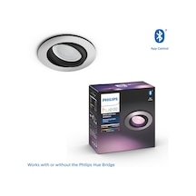 Philips Hue WCA Centura Akıllı Gömme Spot 1x5.7W (Alüminyum)