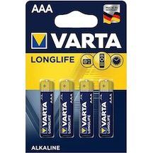 Varta Longlife Power Alkalin Aaa Ince Kalem Pil 4'lü Paket