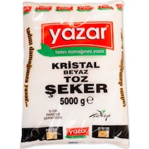 Yazar Kristal Toz Şeker 3 x 5 KG