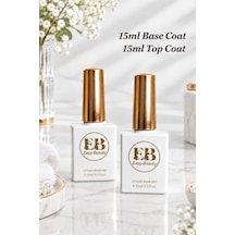 Base Coat Top Coat Seti 15ml Kalıcı Oje Ve Protez Tırnak Şeffaf