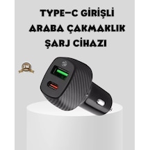 Lexroo Araç Tipi Hızlı Şarj Adaptörü 38w Type-c Pd Ve Usb Çift Po