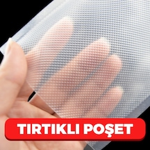 Tırtıklı Vakum Poşeti Tüm Makinelere Uyumlu 18X23 - 1 KG