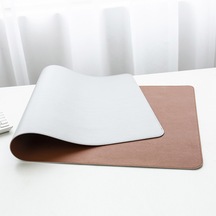 Su Geçirmez Deri Mouse Pad 80 40 Cm-kahverengi