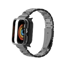 Xiaomi Redmi Watch Mi Watch Lite Uyumlu Krd-60 Metal Frm Kordon Mavi