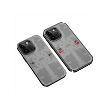 Apple İphone 14 Pro Max Kılıf Mekanik Bumper Kapak - Siyah
