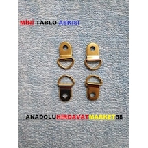 Mini Tablo Askılığı Tablo Ve Resim Çerçeve Askı Aparatı 10 Adet S