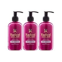 Radical Color New 25/pink Amonyaksız Su Bazlı Saç Boyası 250 Ml 3 Adet Pembe