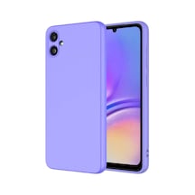 Galaxy Uyumlu A05 Kılıf Yumuşak Silikon Kamera Korumalı Lansman Pazarplus Lila