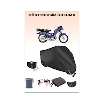 Siyah Kanuni Zebra 90 Için Kilit Uyumlu Motosiklet Branda, Güvenli, Su Geçirmez