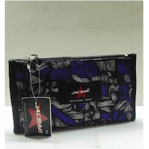 Jacbag Duplex Kalem Kutusu Desenli Mor
