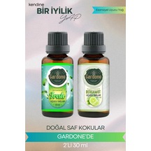 Gardone Fresh + Bergamot Oda Kokusu Aroma Terapi Buhurdanlık Difüzör Yağı 2 x 30 ML